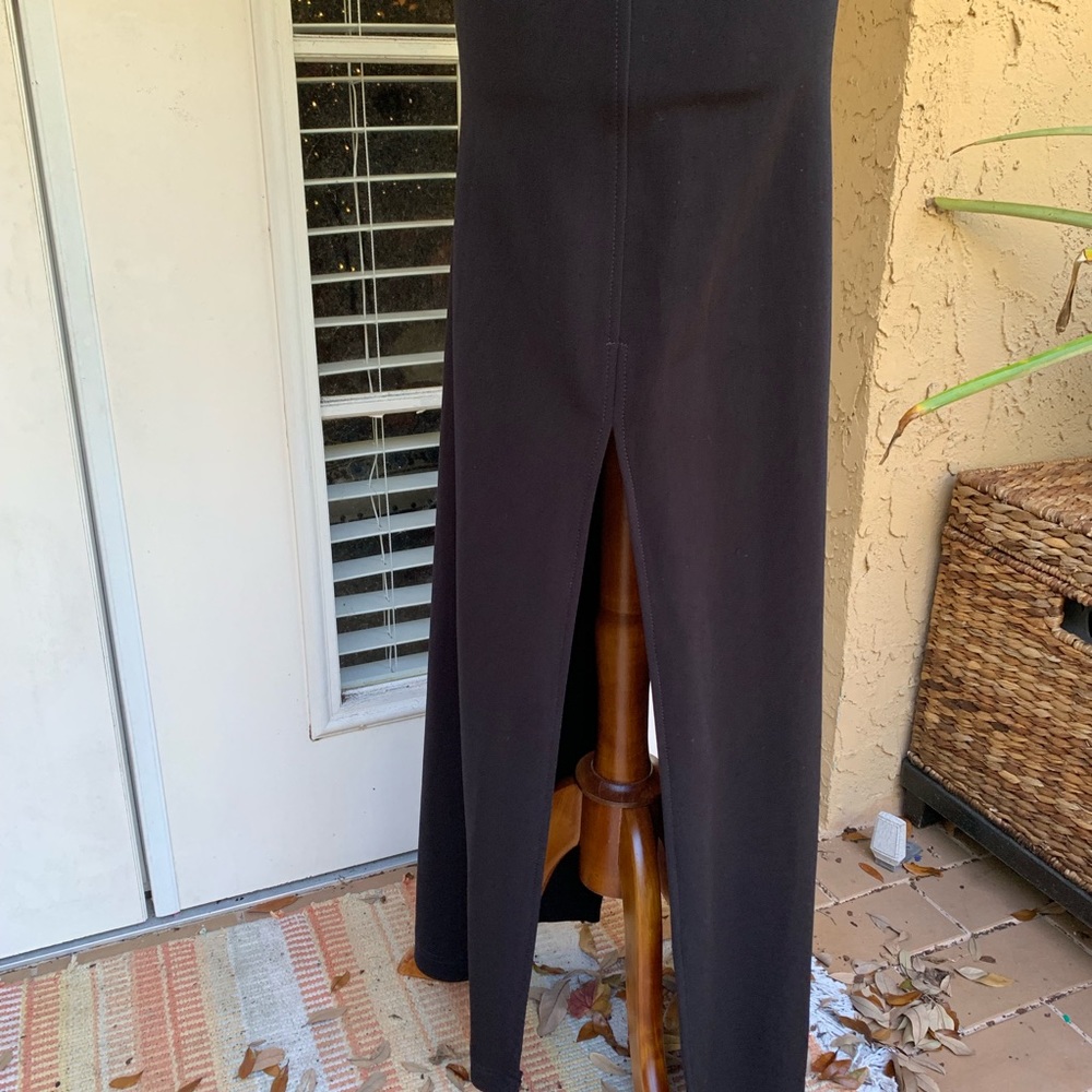 Black Cache Full Length Dress - Picture 6 of 8